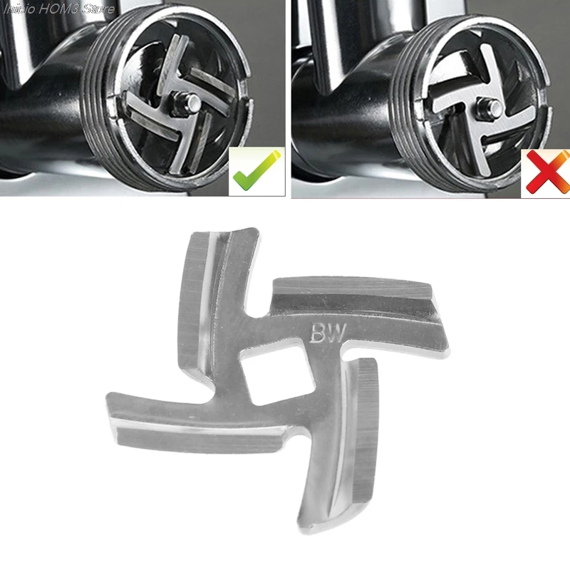 

1Pc 50mm Diameter Stainless Steel Meat Grinder Blade Spare Part For Moulinex HV6 Type 133