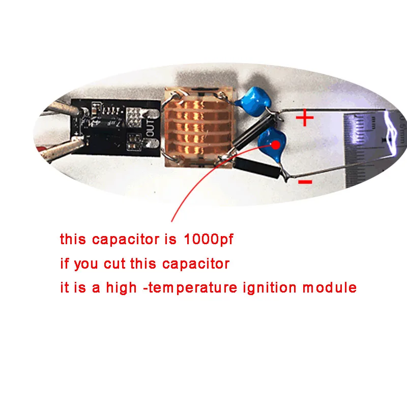 DC5-15V 7,4 V постоянного тока до 15KV высокое Напряжение генератор импульсов супер зажигания дуги Boost модуль катушки 24 часов долгой работы зажигалка