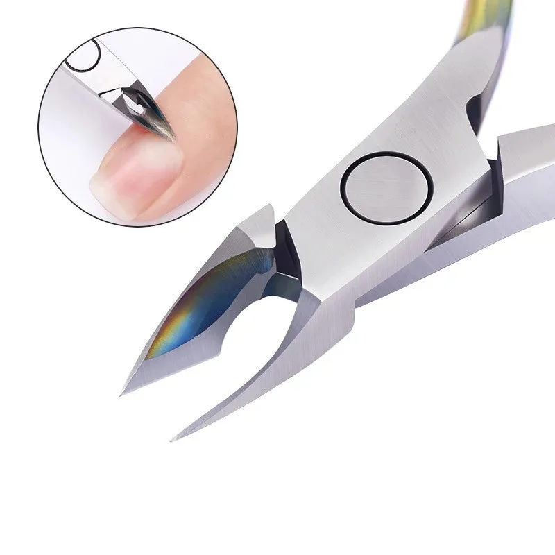 stainless steel feet care toe nail cutter nipper clipper