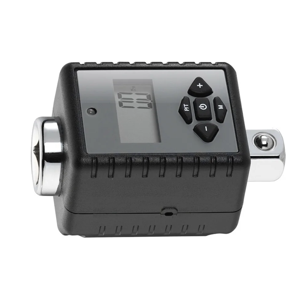 

1/2inch Portable Tool Torque Wrench Durable Display With Adapter Electronic Steel 10-200Nm High Black Digital