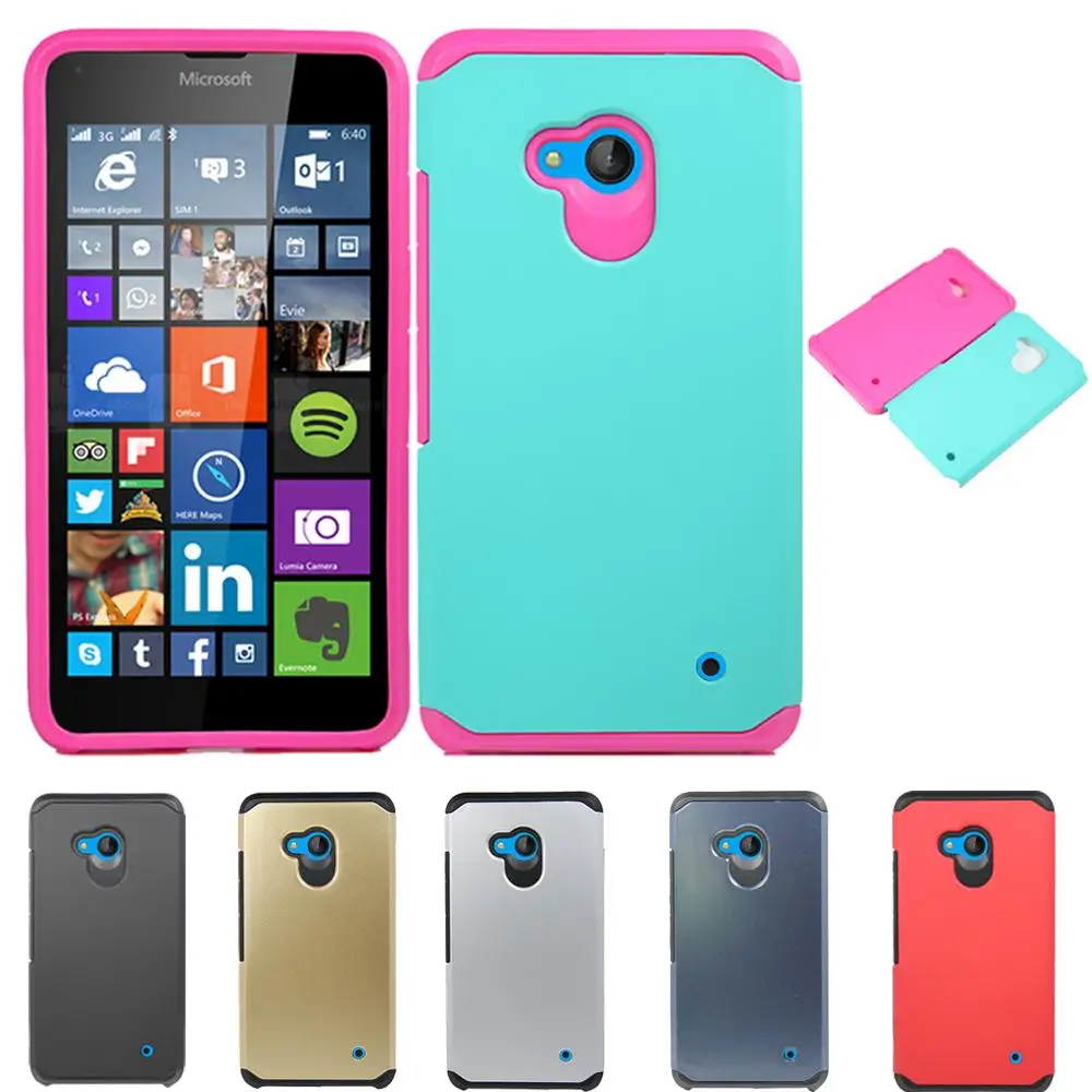 Durable Hybrid Shockproof Slim Armor Case Hard Impact Protective Skin Cover For Nokia MicroSoft Lumia 640/XL/950/550/650 |