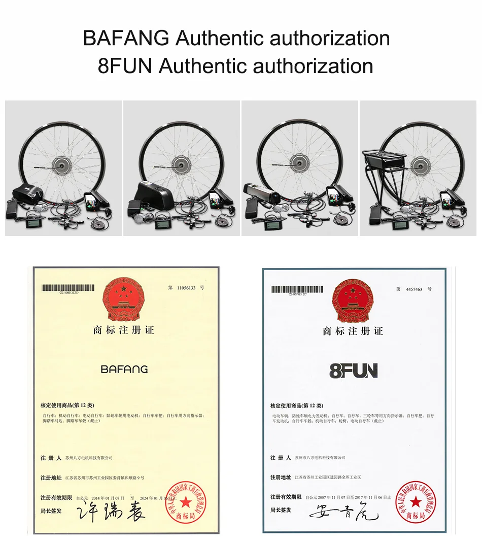 Clearance BAFANG Motor Wheel 36V 250W 350W 500W Electric Bike Conversion Kit with 36V 10AH 12AH Lithium Battery 26" 700C 28" Ebike Kit 9