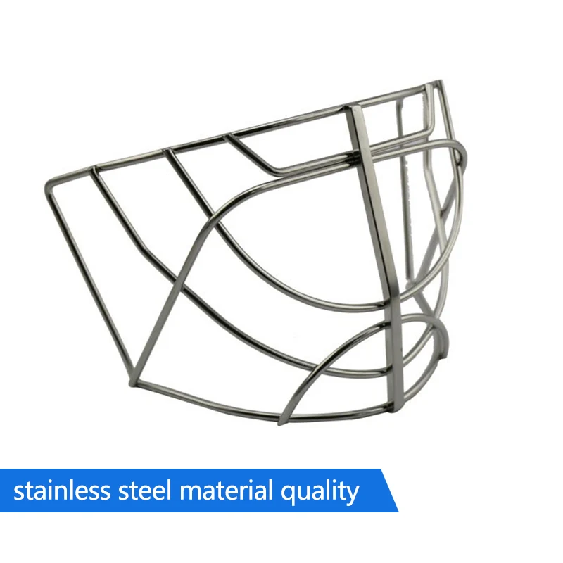 Кошачий глаз Вратарская клетка маска ударопрочность 304 нержавеющая сталь для Вратарский Шлем футбольная маска роликовая Хоккейная маска для лица