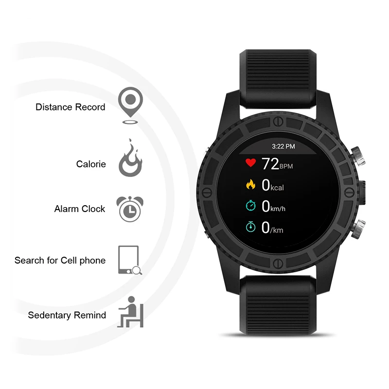 2018new Android 7.0 4G SmartWatch 1GB+16GB Heart