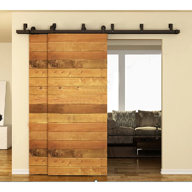 10 16FT interior fienile porta kit porta scorrevole pista in legno ... 10 16FT interior fienile porta kit porta scorrevole pista in legno ...