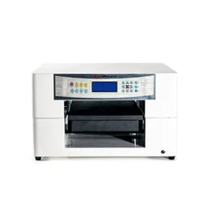 2017 new uv led flatbed printer with pen tray a3 size with water cooling system