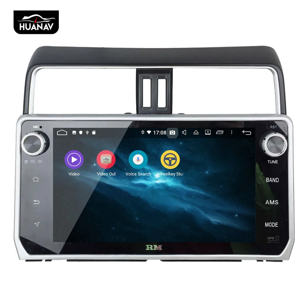Perfect DSP Android 9.0 Car GPS Navigation Car DVD player for TOYOTA Land Cruiser Prado 150 2018+auto stereo multimedia player head unit 4