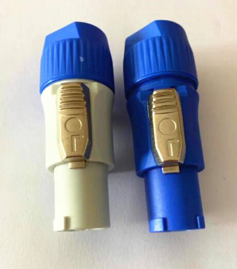 

10sets =5sets blue+5sets gray Neutrik PowerCON Type A NAC3FCA+NAC3MPA-1 Chassis Plug Panel Connector