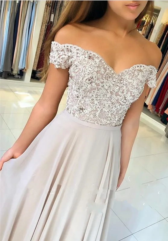 chiffon prom dress 2019
