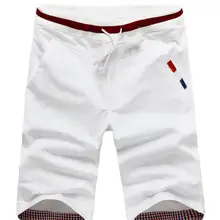 M-4XL Плюс Размер мужские укороченные шорты для мужчин пляжные Большие размеры повседневные летние шорты мужские карго шорты брюки плед с карманом