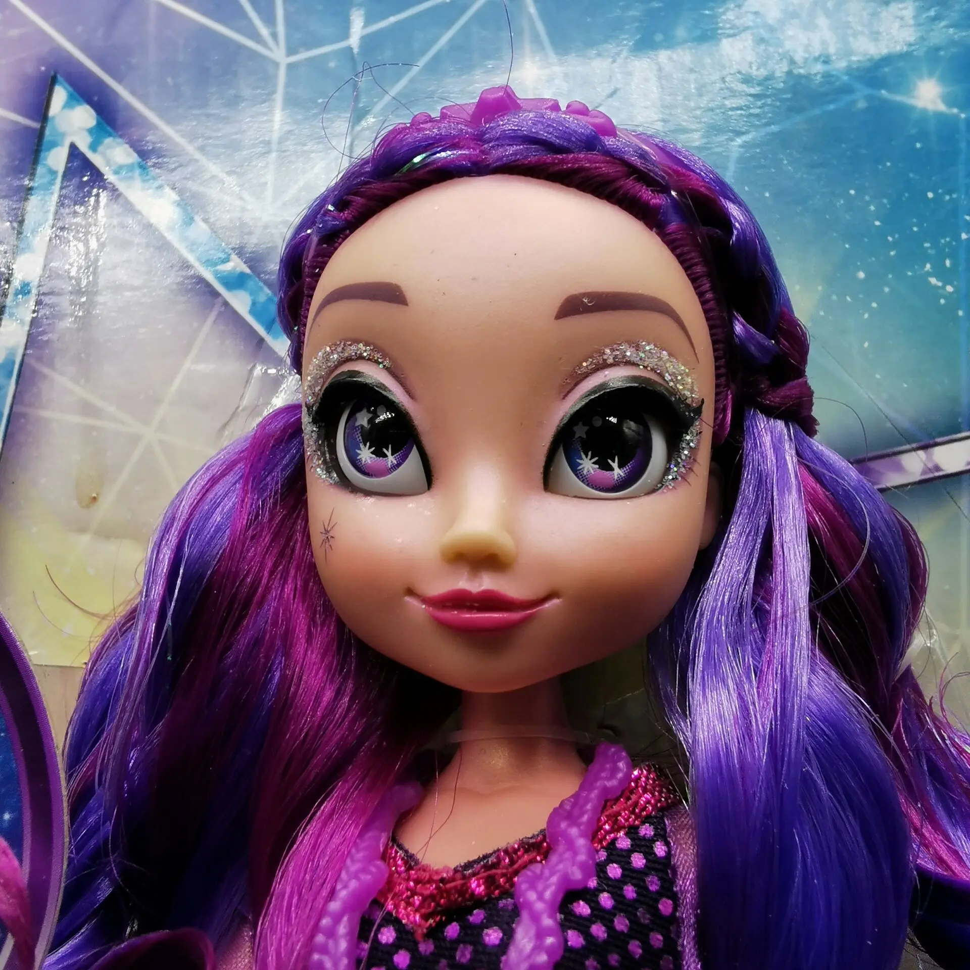 purple haired bratz doll