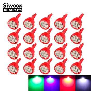 

20PCS W5W T10 CAR LED 8 SMD 3020/1206 194 Dashboard Light Licence Plate Lamp 168 Auto Lndicator Lighting Wedge High Bright Bulbs