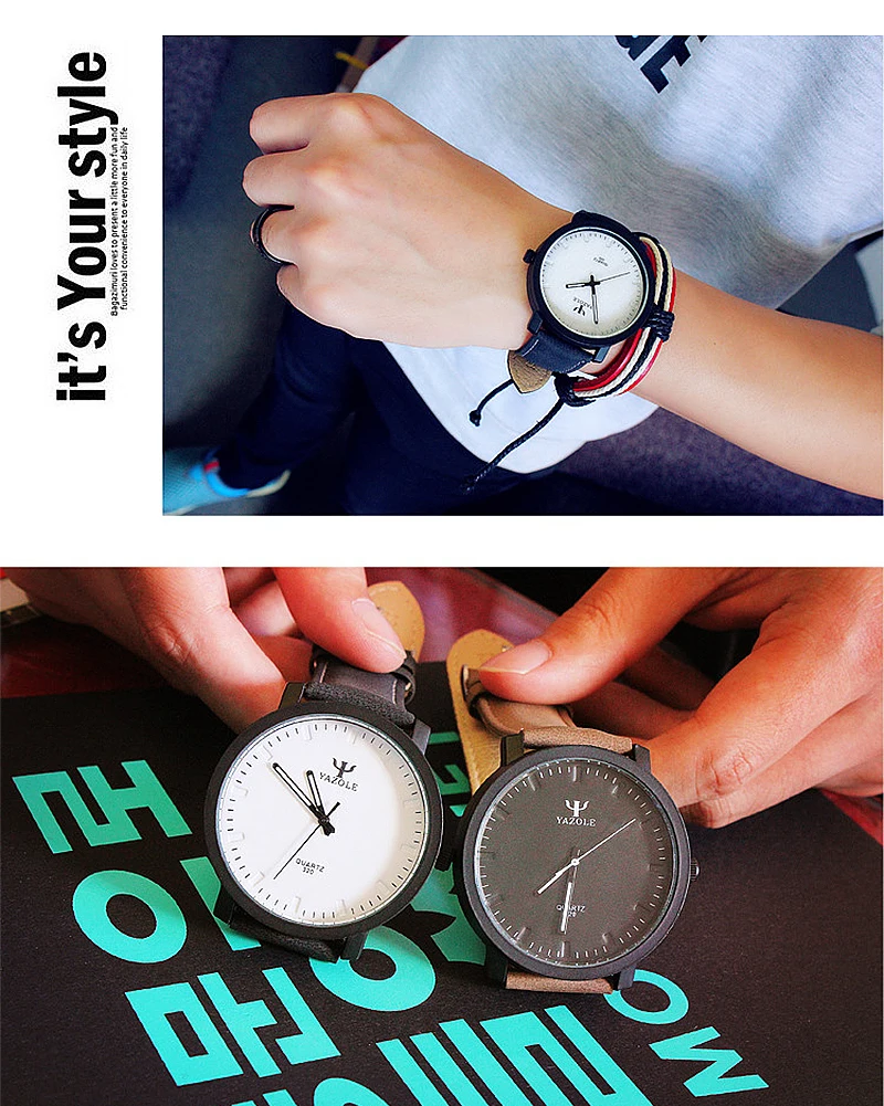 YAZOLE наручные часы для мужчин лучший бренд класса люкс известный мужской часы кварцевые часы наручные кварцевые часы Relogio Masculino YZL320