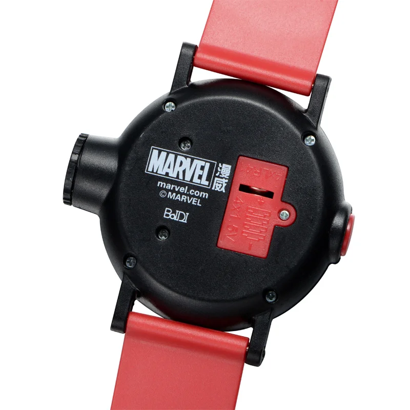 Marvel Ultimate Spider-Man Project 10 Hero Patterns Amazing Children Sport Digital Watch Kids Projector Time Date Rubber Watches