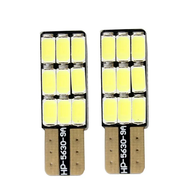 Car-Styling W5W T10 car lights led canbus car led bulbs 5630 9SMD Nonpolarity Width Light of Reading.03