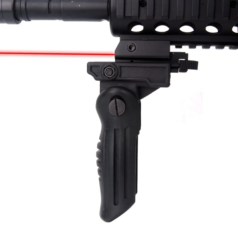 New Airsoft Hunting Tactical M4 20mm RIS Rail Grip Laser +Tactical Red Dot Laser for 20mm Rail