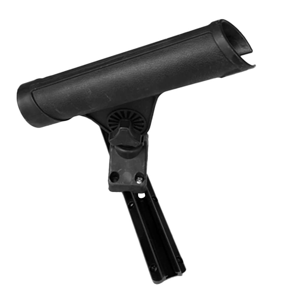 12inch Lightweight Aluminum Kayak Rail Mount DIY Gear Accessories for Canoe Inflatable Marine Boat Fishing Rod Holder Black  