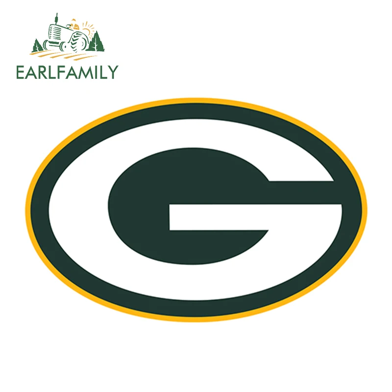 EARLFAMILY 13 см x 8,5 см Green Bay Packers автомобиль грузовик переводная Наклейка для окна футбол ноутбук Yeti бампер-шлем автомобиля стикер s - Название цвета: Style A