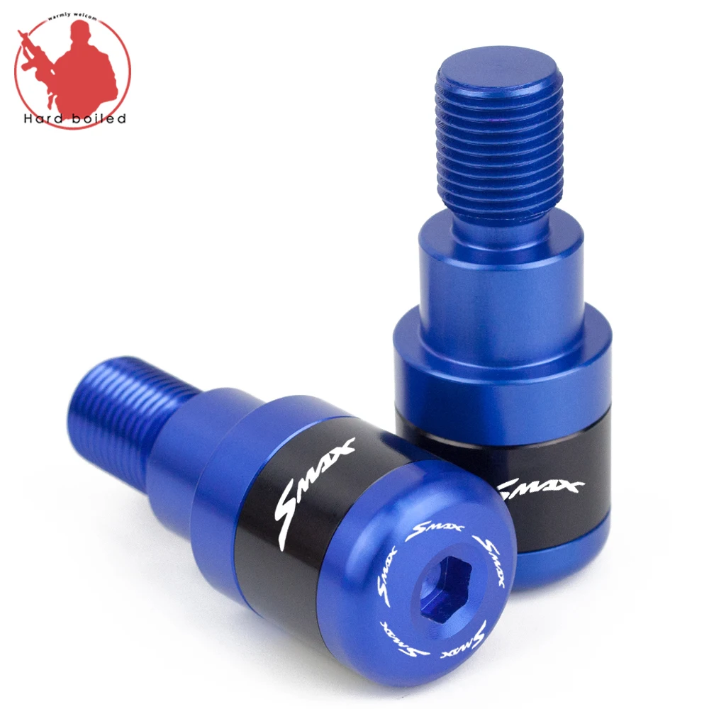 

Motorcycle accessories 22MM Handlebar Grips Handle Bar Cap End Plugs For Yamaha SMAX155 SMAX 155 2015 2016 2017 Weights Grips