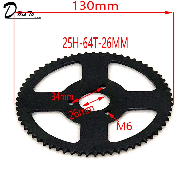 Engine Sprocket 60-80 T Tooth 25H 26MM Rear For Mini Moto ATV Quad Dirt Pit Pocket Bike Chopper 47CC 49CC
