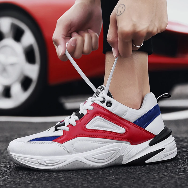 Новое поступление 2018 удобные мужские кроссовки M2k Tekno V2 с резиновой подошвой