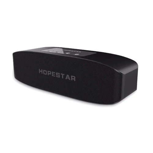 HOPESTAR H11 Bluetooth беспроводной динамик Hifi Саундбар двойной бас стерео Поддержка USB TF AUX FM с зарядным устройством для телефона - Цвет: Черный