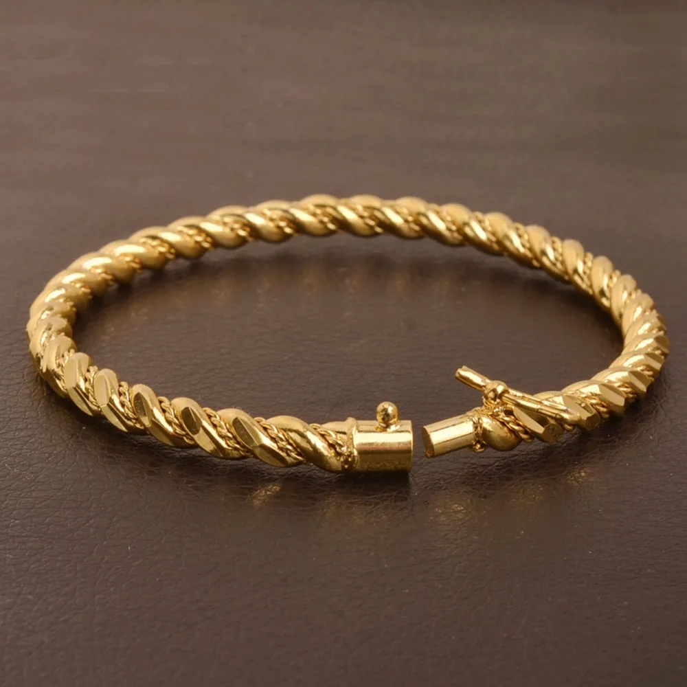 Anniyo(Openable) витые браслеты с крючком для женщин девочек, модные арабские Ближний Восток веревки браслеты украшения подарки#099206