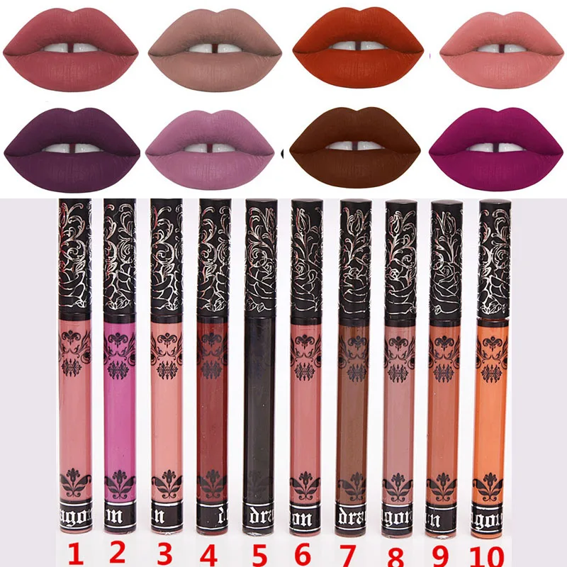 

15 Colors Lip Gloss New Lipstick Matte Lip Tint Make Up Lip Kit Colorful Sexy Fashion Lips Makeup Essential Cosmetics