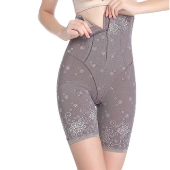 

Sexy Butt Lifter Shapewear Women Tummy Control High Waist Slimming Shaper Open Crotch Seamless Fat Compression Plus Size Shorts