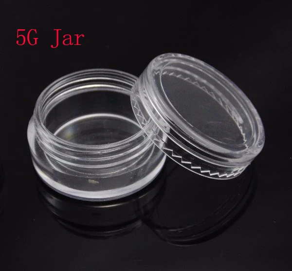 

1000PCS/LOT-5G Glitter Jar,Empty Plastic Cosmetic Container,Eyeshadow Cream Box,Small Sample Makeup Sub-bottling With Screw Caps