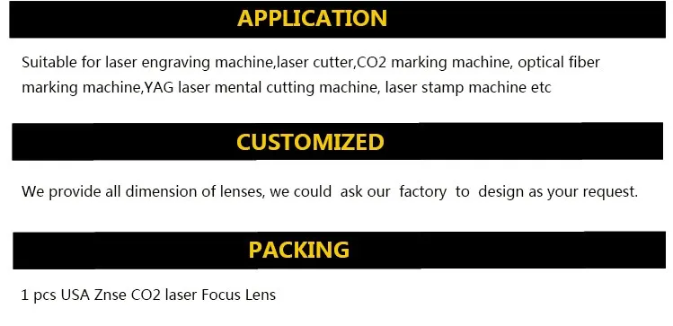 Co2 лазерный фокус объектива 20 мм Диаметр 127 мм фокусная длина импортированые из США ZnSe