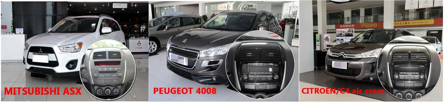 Для Mitsubishi ASX peugeot 4008 Citroen C4 Air Cross Car 1 din Android 9,0 стерео мульти сенсорный экран радио MP3 USB мультимедиа