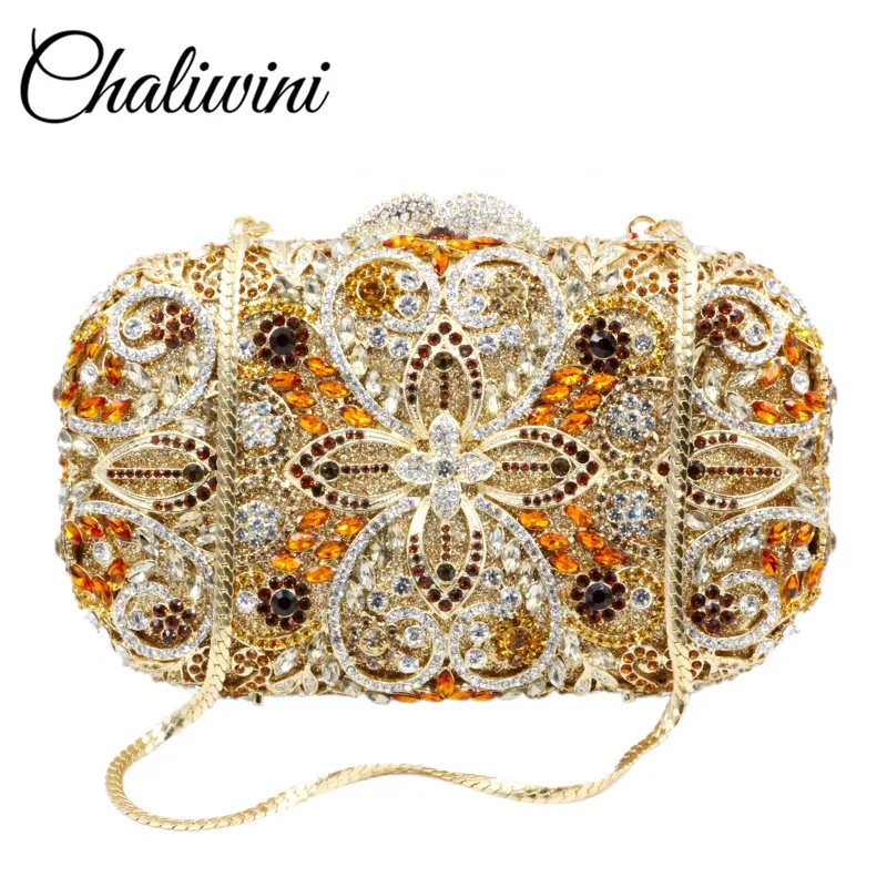 Red Femme Gold yls0993 yls0993 black Protection Étui Soirée yls0993 Mariage Cristal Lady Diamant brown À silver Épaule Main yls0993 yls0993 Chaliwini rose Mode Chaîne De Pochette Sacs Luxe Sac Fleur SWwHqpBTq