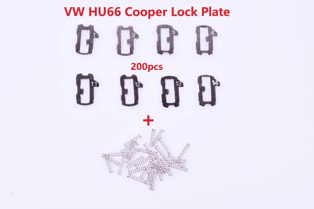 

(200pcs) Car Lock Reed HU66 Plate For AUDI VW Volkswagen Plate NO 1.2.3.4,11.12.13.14 Each 25PCS For VW Lock Repair Kits