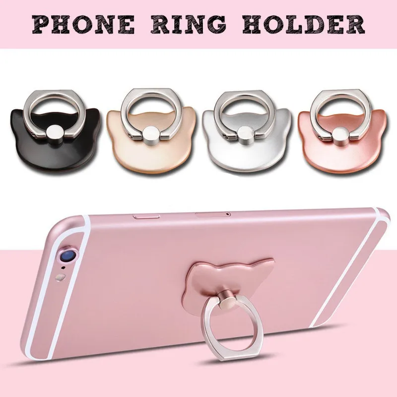 Universal Finger Ring Mobile Phone Smart Stand Holder Mount Support for IPhone IPad Xiaomi Huawei Samsung All Smart Phone