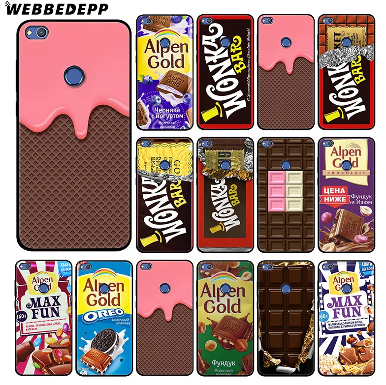 Мягкий силиконовый чехол WEBBEDEPP Alpen с изображением шоколада wonka Bar для Huawei Honor Mate 20 10