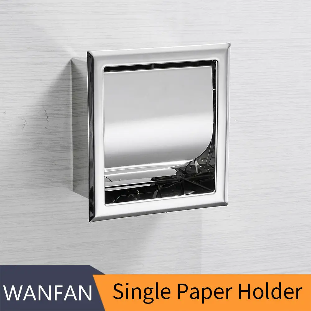 Нержавеющая сталь 304 держатель для туалетной бумаги хром Настенный ...