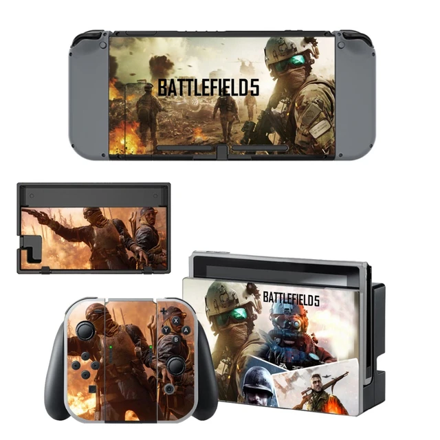 Game Battlefield 5 Decal Vinyl Skin Sticker for Nintendo Switch NS Console  + Controller + Stand Holder Protective Film - AliExpress