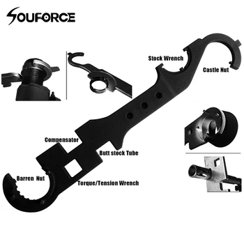 

Tactical Combo Multi Tool Heavy Duty Gun Smithing Rifle Wrench For AR15 M16 Series