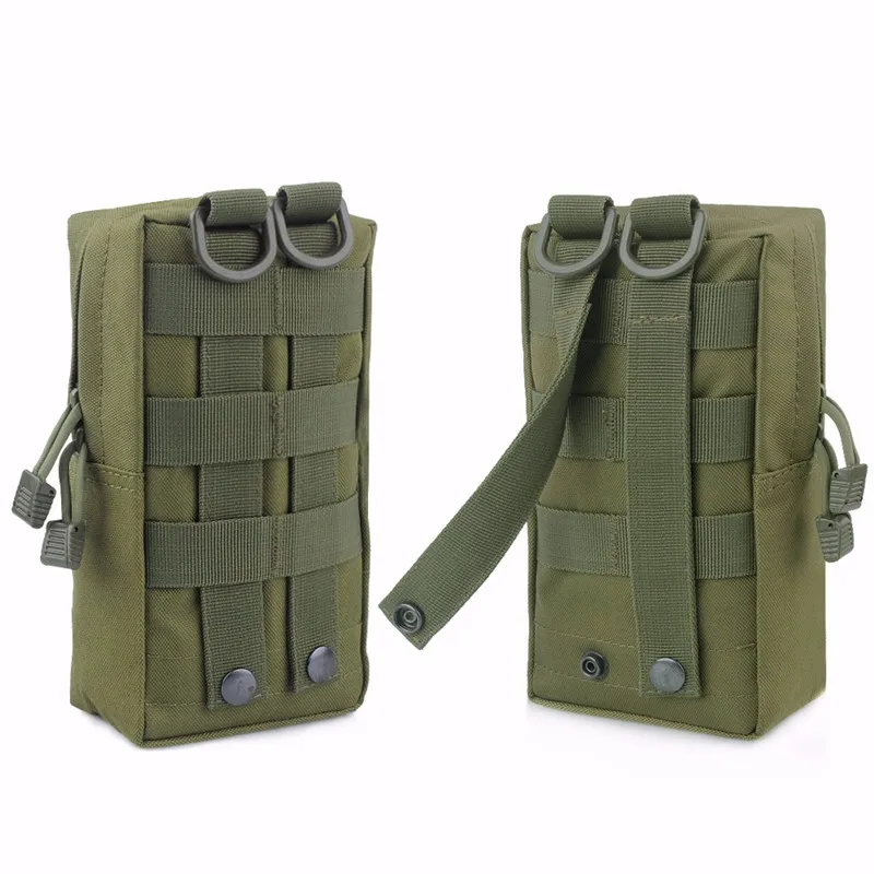 2 шт. тактический Molle EDC Универсальный чехол сумка 600D нейлон Компактный Открытый охотничий поясной пакет военный страйкбол игра аксессуар сумка - Цвет: OD