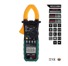 Цифровой Мультиметр Ампер Зажим Клещи Клещи MS2108A AC/DC Ток Напряжение Конденсатора Тестер Сопротивления Бесплатная доставка