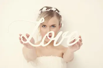 

free shipping Wedding Love Sign, Shabby Chic Wedding decoration, white love, wood word, calligraphy sign,