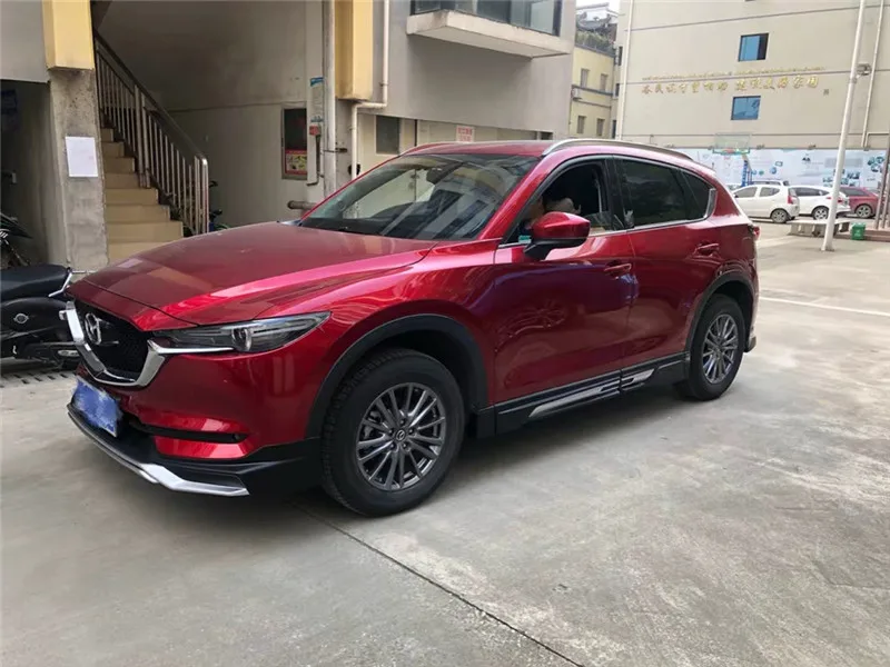 Для Mazda CX-5 CX5 аксессуары 4 шт./компл. ABS хромированные Пластик боковой молдинг крышка обшивки двери кузова Наборы