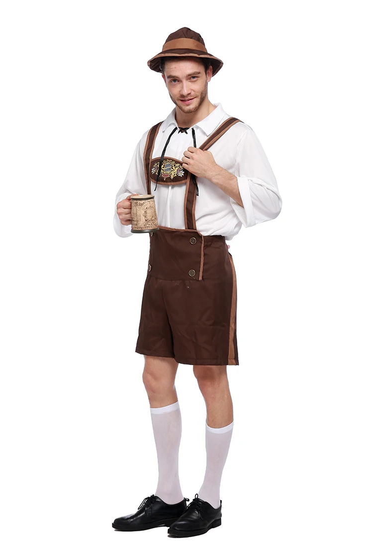 Горячее пиво oktoberfest костюм немецкое пиво фестиваль костюм Взрослый мужской Хэллоуин Карнавал пиво костюмы для косплея