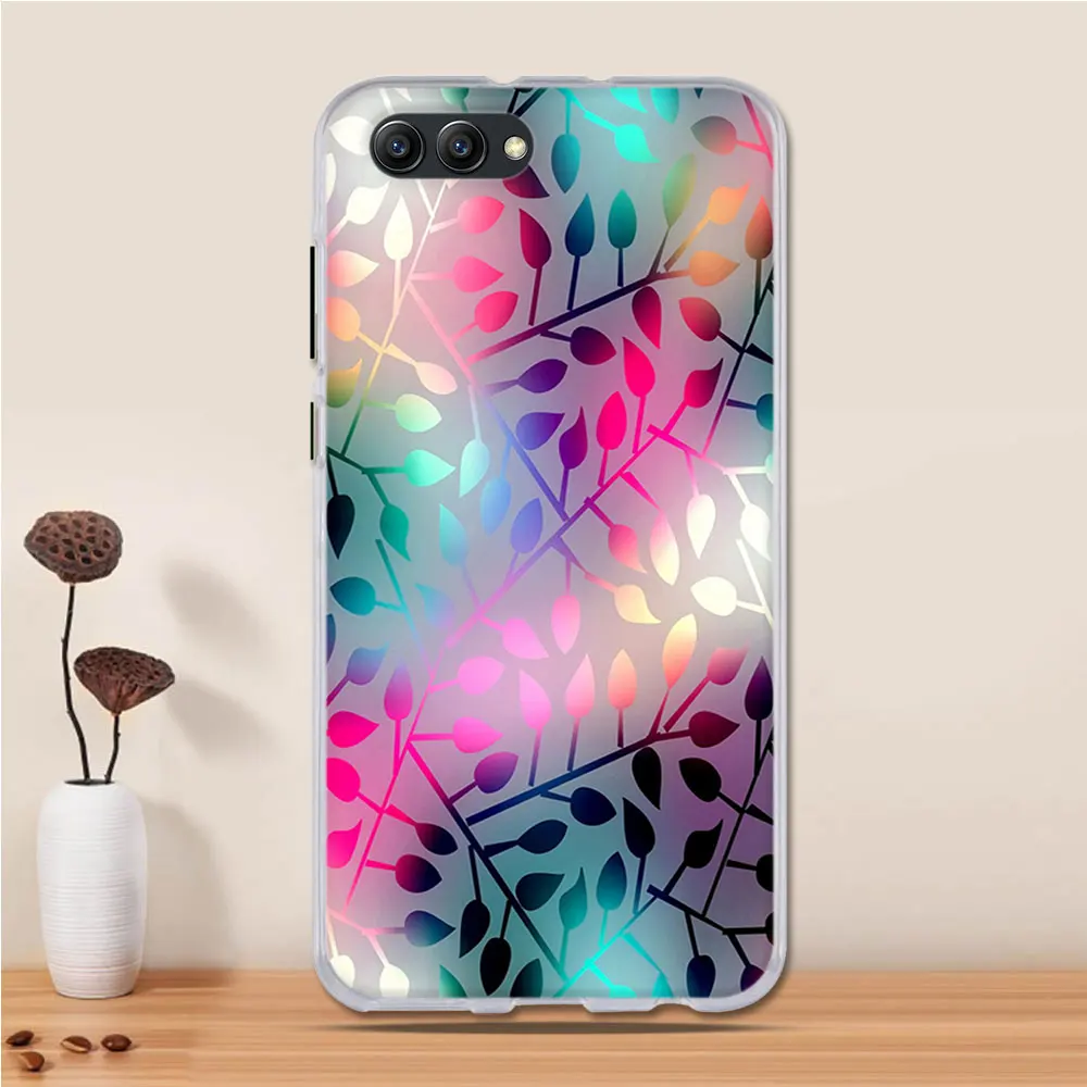 Силиконовый чехол для Huawei Honor 10 мягкая задняя крышка из ТПУ телефона Etui защитный с