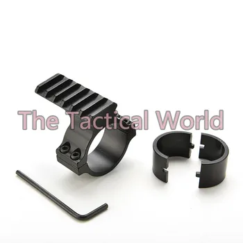 

Tactical Airsoft Hunting Accessories 25.4mm 30mm Ring Rifle Scope Flashlight Mount Adaptor Clamp With 20mm Weave Picatinny Rail