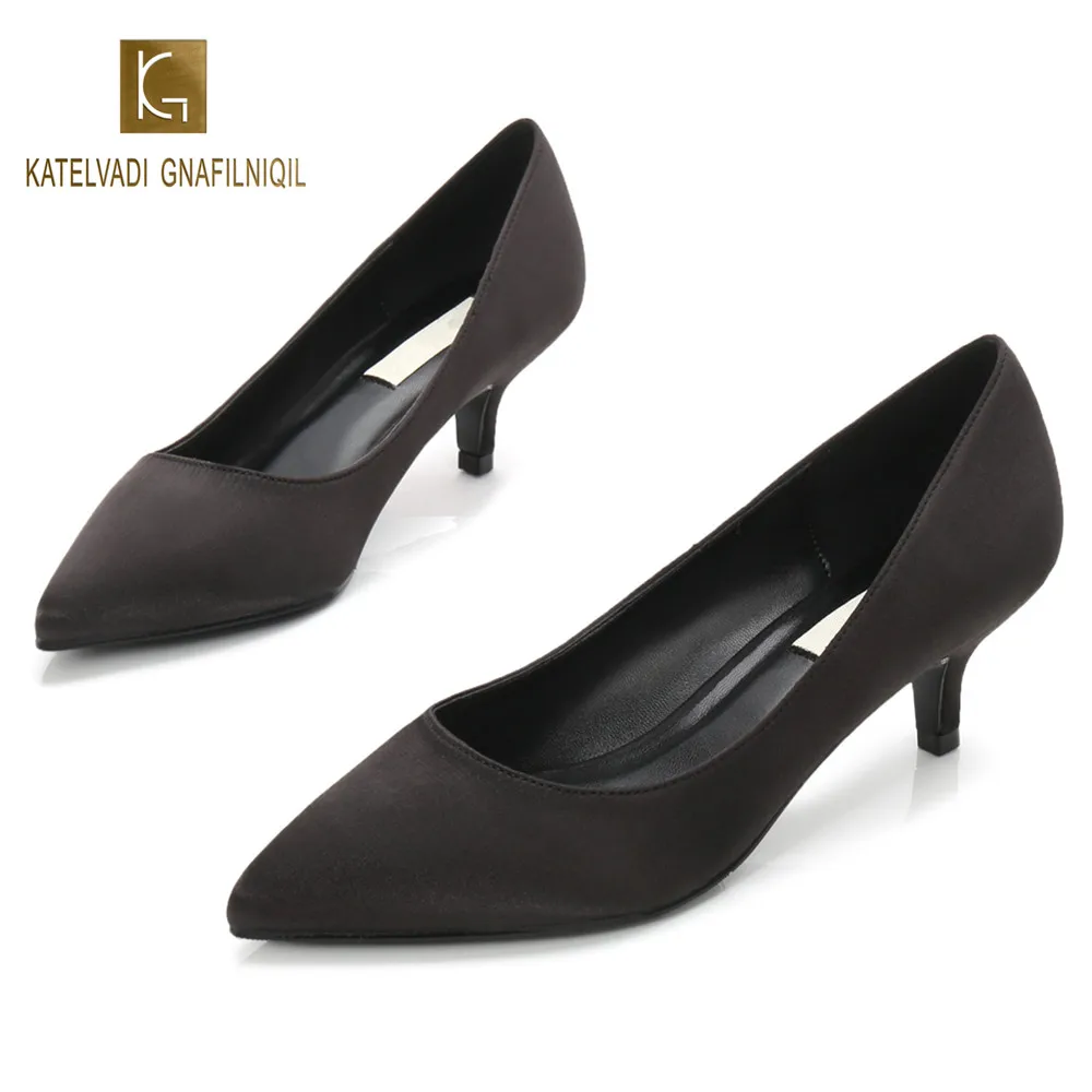 black wedding pumps
