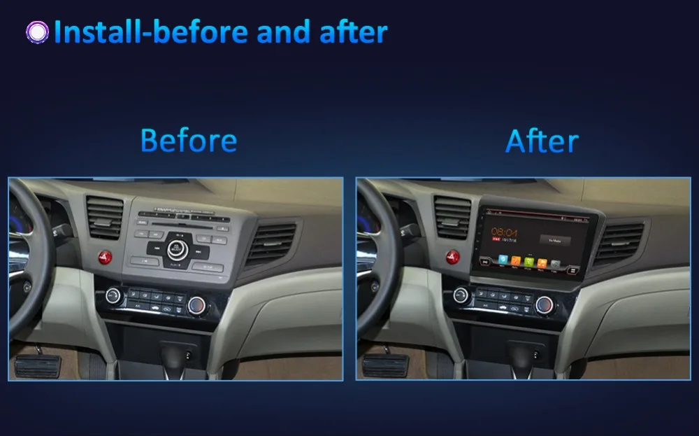 Perfect Bosion Android 9.0 Car DVD Player GPS Navigation Multimedia For Honda Civic Radio 2012-2Z015 car stereo 2 din Video multimedia 22