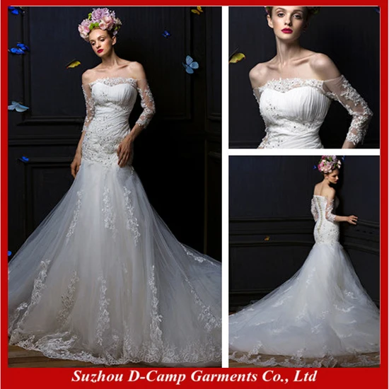 Free Shipping Wd 1923 Y Spanish Style Wedding Dresses Three Free Shipping Wd 1923 Y Spanish Style Wedding Dresses Three Quarter Sleeves White Designer