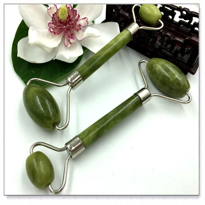 

Facial Massage Roller Double Heads Jade Stone Face Lift Hands Body Skin massage Relaxation Slimming Beauty Health Care